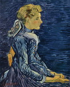 Ван Гог (van Gogh) Винсент : Портрет мадемуазель Раву