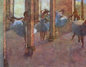 Дега (Degas) Эдгар : Танцовщицы в фойе