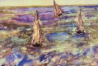Мане (Manet) Эдуар: Морской пейзаж