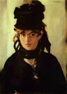 Мане (Manet) Эдуар: Портрет художницы Берты Моризо 2