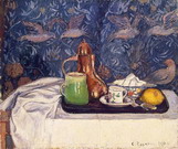 Моне (Monet) Клод: Натюрморт с кофейником