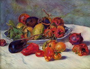 Ренуар Пьер Огюст: Натюрморт с южными плодами