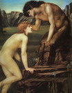 Берн-Джонс (Burne-Jones) Эдуард Коли: Пан и Психея