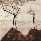 Шилле (Schielle) Эгон : Осеннее солнце и деревья