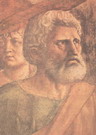 Мазаччо (Masaccio) (наст. имя Томмазо ди Джованни ди Симоне Кассаи, Tomasso di Giovanni di Simone Cassai): Чудо со стратиром. Фрагмент 2