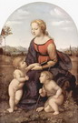 Рафаэль (наст. имя Рафаэлло Санти) (Raffaello Sant: Прекрасная садовница. Мария с младенцем Христом и Иоанном Крестителем