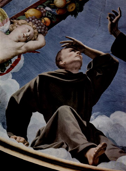 Бронзино (Bronzino) Аньоло : Капелла Элеоноры. Фра Леоне, спутник Св.Франциска