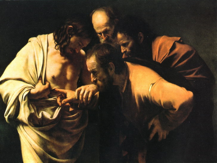 Караваджо (Caravaggio) Микеланджело да (настоящее : Уверение Фомы