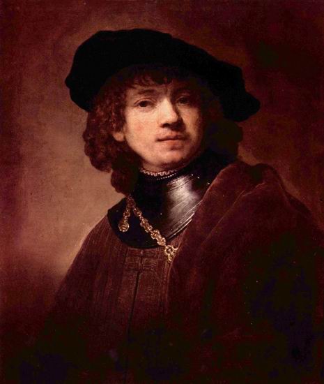 Рембрандт Харменс ван Рейн: Автопортрет в черном берете