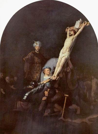 Рембрандт Харменс ван Рейн: Воздвижение креста