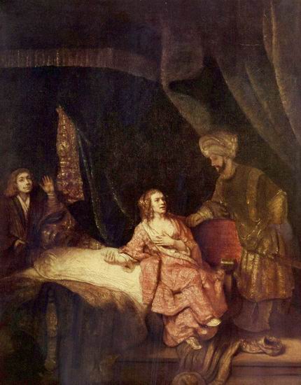 Рембрандт Харменс ван Рейн: Жена Потифара обвиняет Иосифа