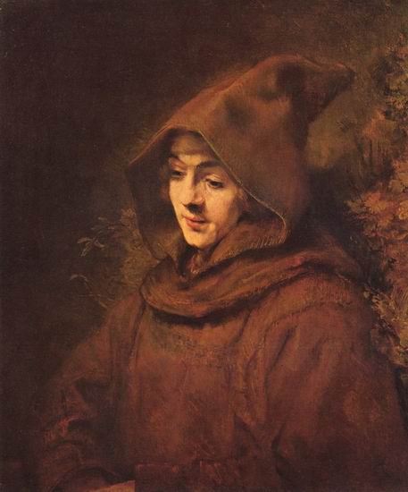 Рембрандт Харменс ван Рейн: Портрет Титуса в монашеской одежде