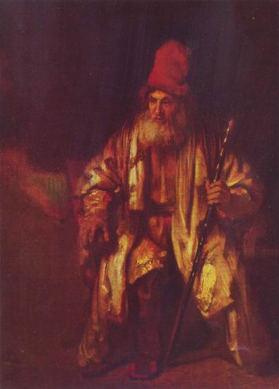 Рембрандт Харменс ван Рейн: Старик в кресле