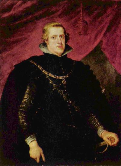 Рубенс  Питер Пауль: Портрет Филиппа IV