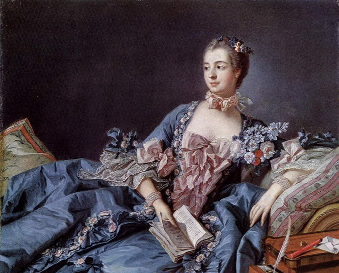 Буше Франсуа : Мадам Помпадур. Портрет