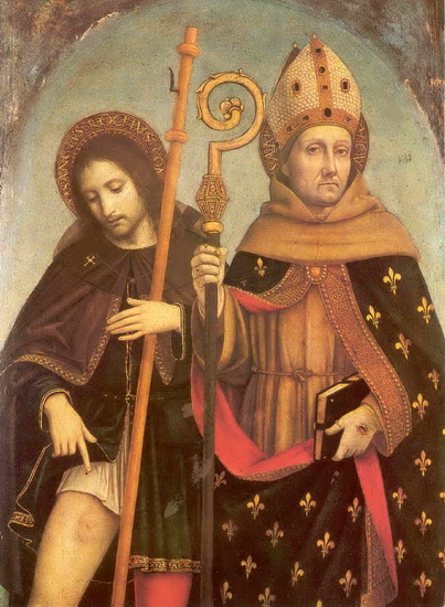 Бергоньоне: Св.Рох и Св.Людовик Тулузский