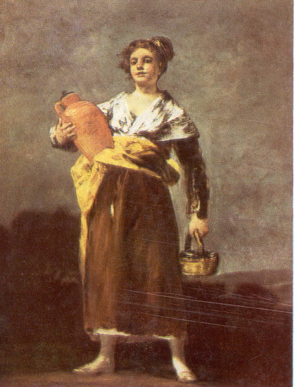 Гойя Франсиско (полное имя Франсиско Хосе де Гойя-: Девушка с кувшином