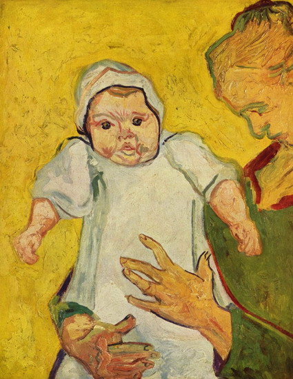 Ван Гог (van Gogh) Винсент : Августина Рулен с  сыном