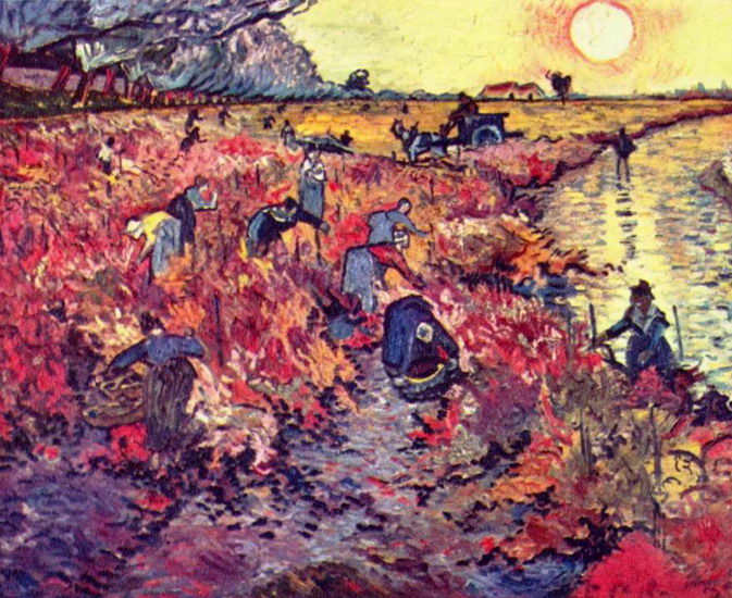 Ван Гог (van Gogh) Винсент : Красные виноградники