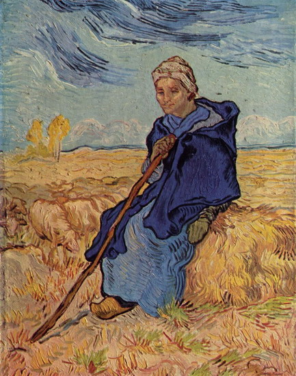 Ван Гог (van Gogh) Винсент : Пастушка
