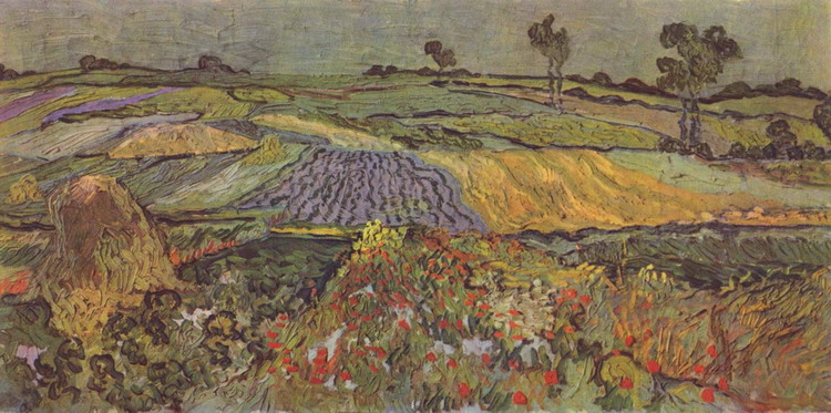 Ван Гог (van Gogh) Винсент : Равнина близ Овера