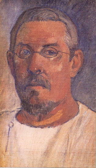 Гоген (Gauguin) Поль : Автопортрет в очках