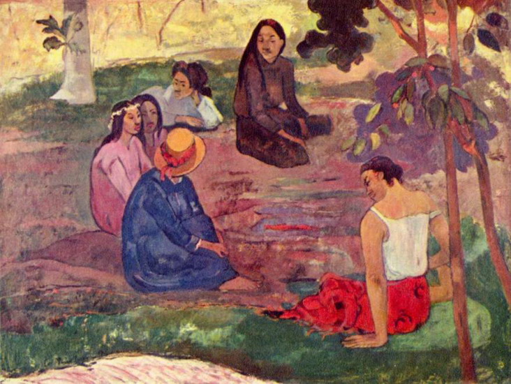 Гоген (Gauguin) Поль : Беседа