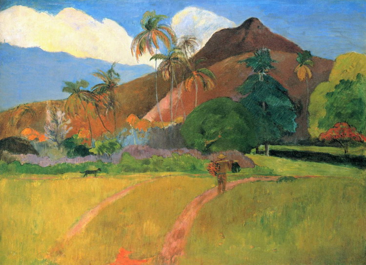 Гоген (Gauguin) Поль : Горы на Таити