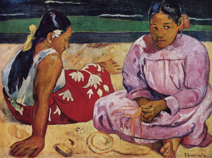 Гоген (Gauguin) Поль : Две таитянки. Что нового..