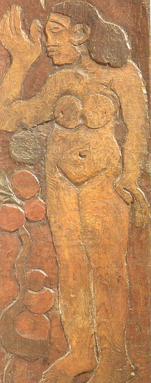 Гоген (Gauguin) Поль : Деревянная скульптура