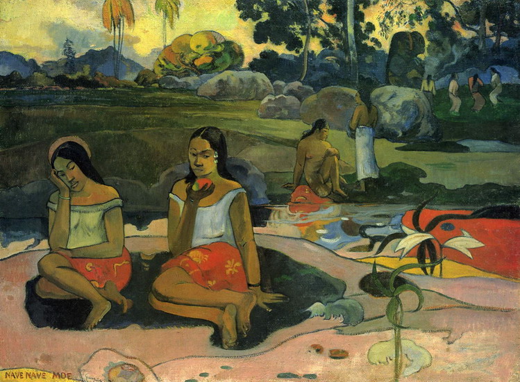 Гоген (Gauguin) Поль : Источник пресной воды. Наве Мое
