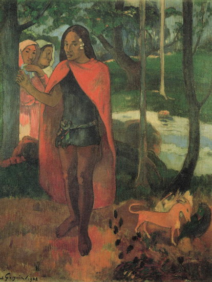 Гоген (Gauguin) Поль : Колдун с Хива-Ова