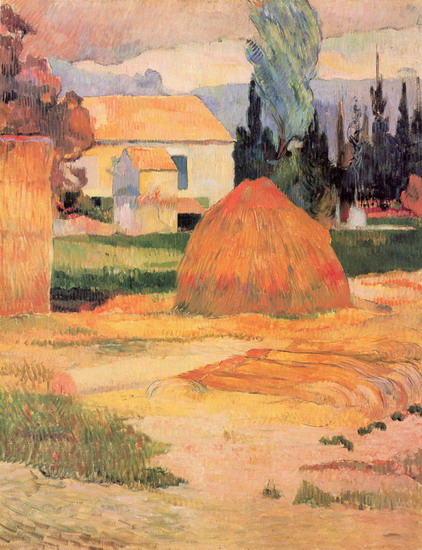 Гоген (Gauguin) Поль : Крестьянский дом в Арли