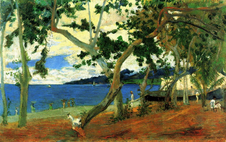 Гоген (Gauguin) Поль : Морское побережье