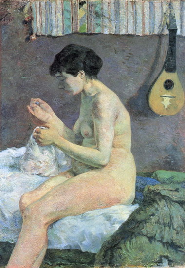 Гоген (Gauguin) Поль : Обнаженная