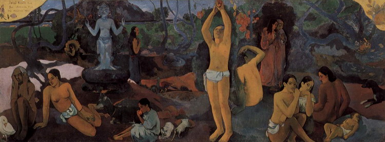 Гоген (Gauguin) Поль : Откуда мы пришли. Кто мы. Куда мы идем