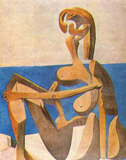Пикассо Пабло: Женщина у моря