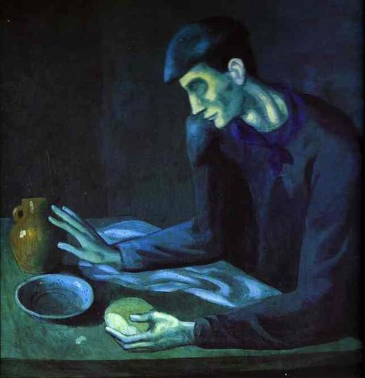 Пикассо Пабло: Завтрак слепого человека