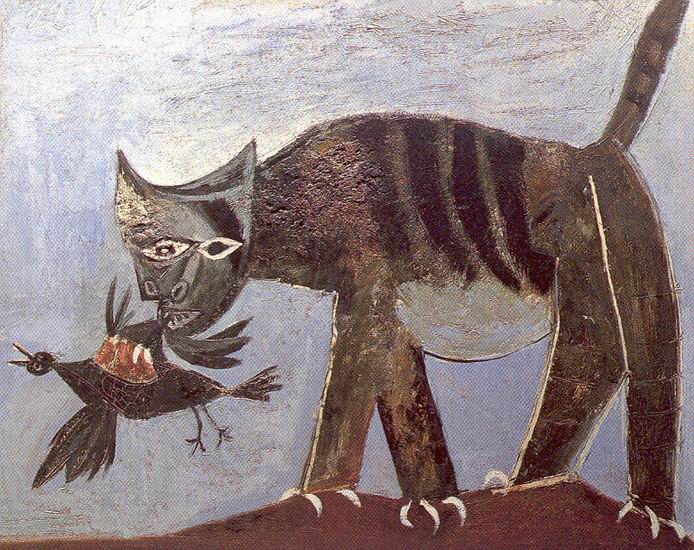 Пикассо Пабло: Кошка, поймавшая птицу