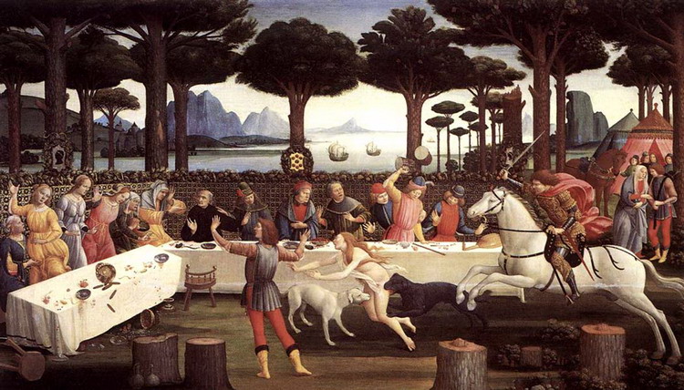 Боттичелли (Botticelli) Сандро (наст. Алессандро Ф: История Настаджо дельи Онести
