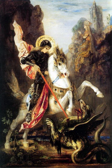 Моро Гюстав: Св.Георг и дракон