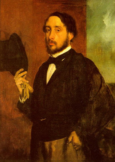 Дега (Degas) Эдгар : Автопортрет 2