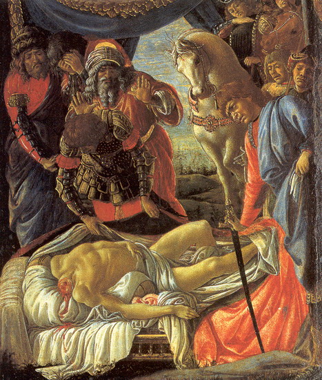 Боттичелли (Botticelli) Сандро (наст. Алессандро Ф: Обнаружение обезглавленного Олоферна