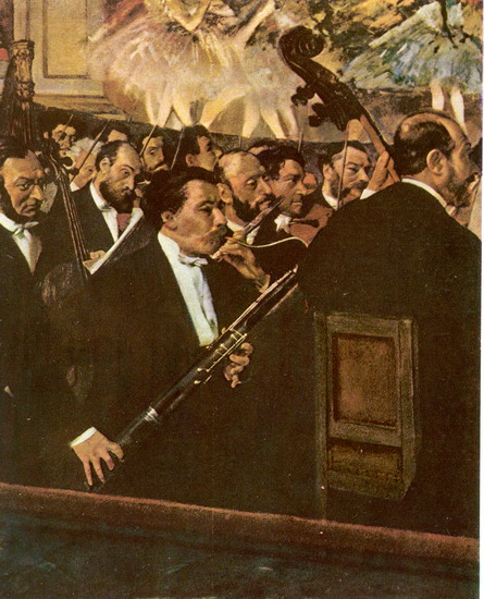 Дега (Degas) Эдгар : Оркестр оперы