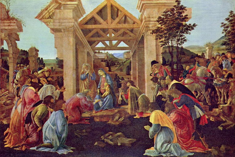 Боттичелли (Botticelli) Сандро (наст. Алессандро Ф: Поклонение волхвов 2