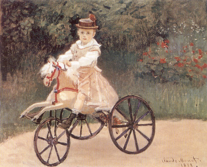 Моне (Monet) Клод: Жан Моне на игрушечной лошадке