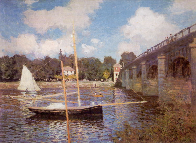 Моне (Monet) Клод: Мост. Аржантея