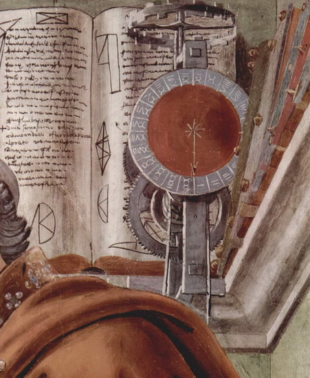 Боттичелли (Botticelli) Сандро (наст. Алессандро Ф: Св.Августин в молитвенном созерцании. Деталь
