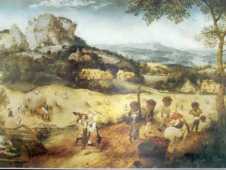 Брейгель (Breughel, Brueghel или Bruegel) Питер, С: Серия Времена года. Жатва