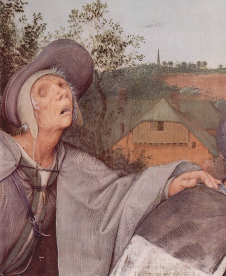 Брейгель (Breughel, Brueghel или Bruegel) Питер, С: Притча о слепых. Фрагмент 1